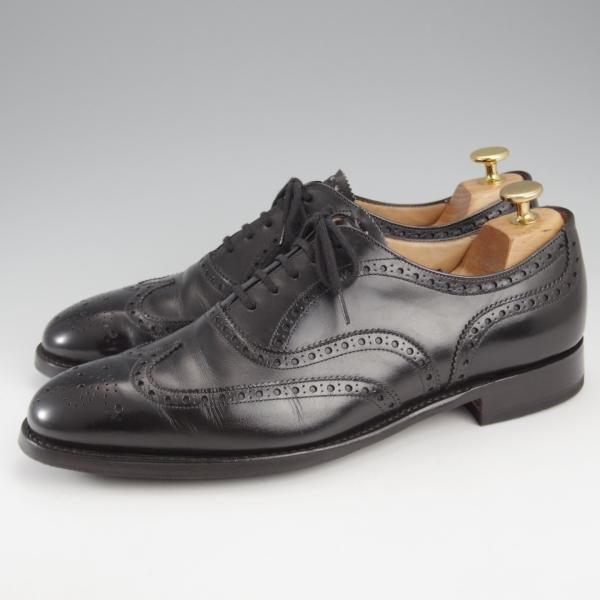 ★チャーチ 80F/UK8【現行定価￥176,000-★チェットウィンド/CHETWYND】173ラスト/フルブローグ/カーフ/黒/メンズ/Church's★k579