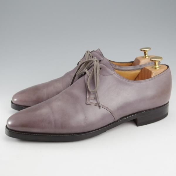 極上★ジョンロブ 8E【定価￥205,200-★(英)ポールスミス別注/WILLOUGHBY/ミュージアムカーフ】8000ラスト/Vフロント/灰/JOHN LOBB★k582