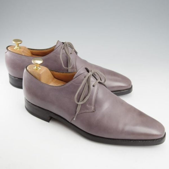 極上★ジョンロブ 8E【定価￥205,200-★(英)ポールスミス別注/WILLOUGHBY/ミュージアムカーフ】8000ラスト/Vフロント/灰/JOHN LOBB★k582