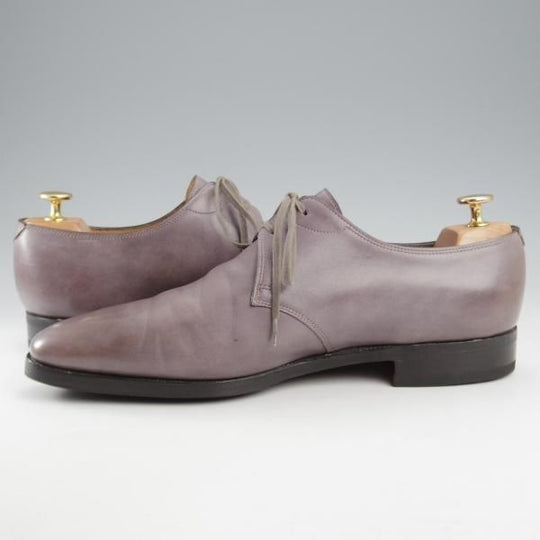 極上★ジョンロブ 8E【定価￥205,200-★(英)ポールスミス別注/WILLOUGHBY/ミュージアムカーフ】8000ラスト/Vフロント/灰/JOHN LOBB★k582