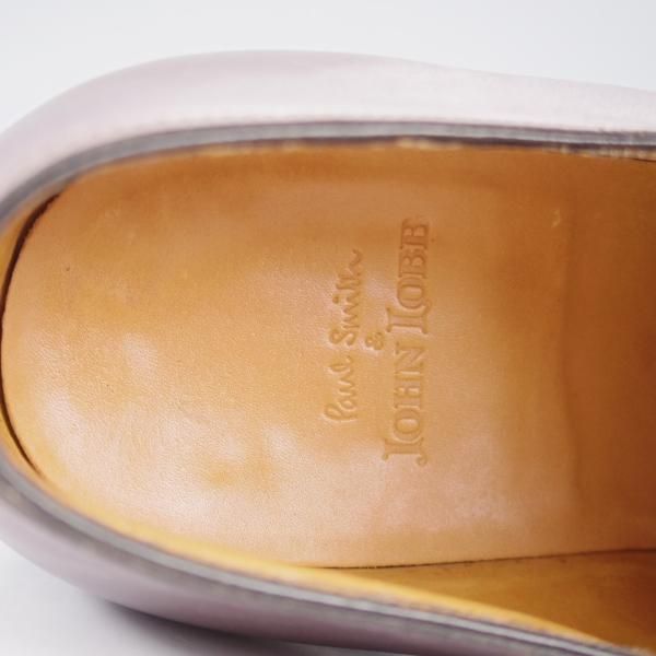 極上★ジョンロブ 8E【定価￥205,200-★(英)ポールスミス別注/WILLOUGHBY/ミュージアムカーフ】8000ラスト/Vフロント/灰/JOHN LOBB★k582