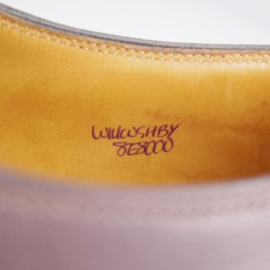 極上★ジョンロブ 8E【定価￥205,200-★(英)ポールスミス別注/WILLOUGHBY/ミュージアムカーフ】8000ラスト/Vフロント/灰/JOHN LOBB★k582