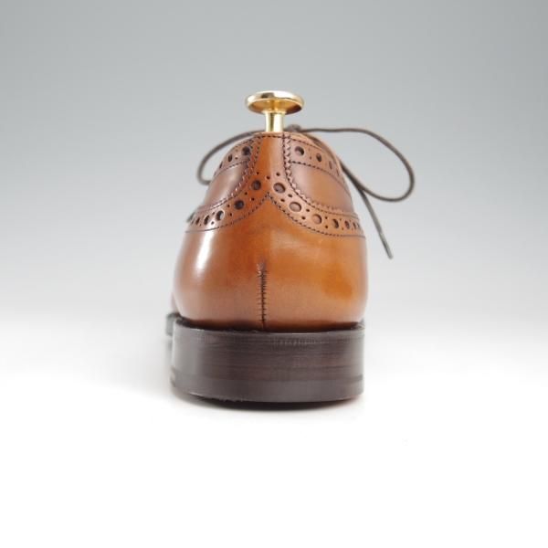 極美品★チャーチ 80F/UK8【現行定価￥176,000-★ディプロマット/DIPLOMAT】173ラスト/セミブローグ/ネバダカーフ/茶/Church's★k583