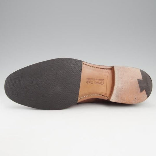 極美品★チャーチ 80F/UK8【現行定価￥176,000-★ディプロマット/DIPLOMAT】173ラスト/セミブローグ/ネバダカーフ/茶/Church's★k583