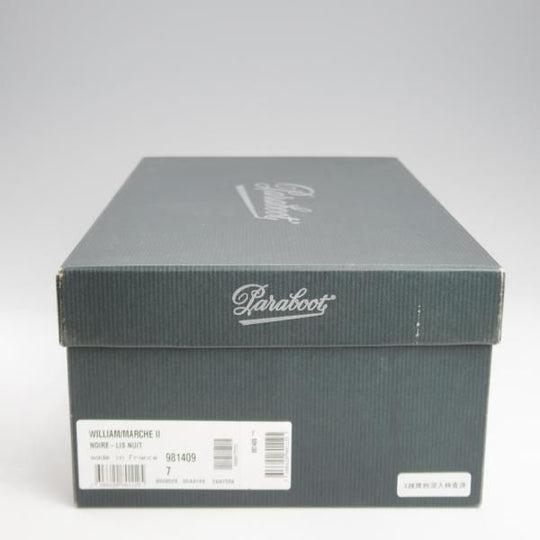 美品★パラブーツ SIZE 7【定価￥96,800-★ウィリアム/WILLIAM】マルシェソール/ダブルモンク/リスレザー/NUIT/紺/メンズ/Paraboot★k584