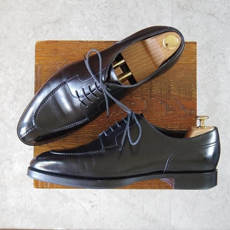 極上★(英)フォスター&サン 8E【貴重★EG/ドーバー似寄りモデル/KEBLE/スキンステッチ】05ラスト/Uチップ/カーフ/黒/FOSTER&SON★k585