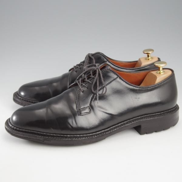 極上★オールデン 9.5D【同系モデル定価￥184,800-★コードバン仕様/9901C】バリーラスト/プレーントゥ/黒/メンズ/ALDEN★k587