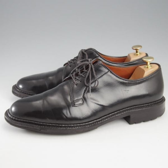 極上★オールデン 9.5D【同系モデル定価￥184,800-★コードバン仕様/9901C】バリーラスト/プレーントゥ/黒/メンズ/ALDEN★k587