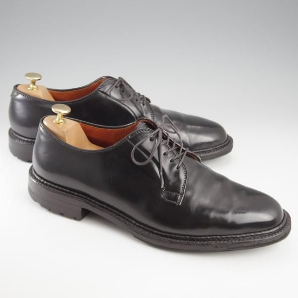 極上★オールデン 9.5D【同系モデル定価￥184,800-★コードバン仕様/9901C】バリーラスト/プレーントゥ/黒/メンズ/ALDEN★k587