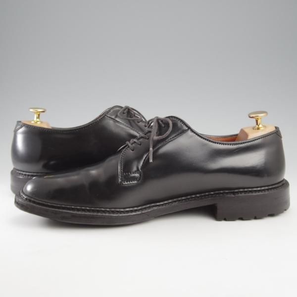 極上★オールデン 9.5D【同系モデル定価￥184,800-★コードバン仕様/9901C】バリーラスト/プレーントゥ/黒/メンズ/ALDEN★k587