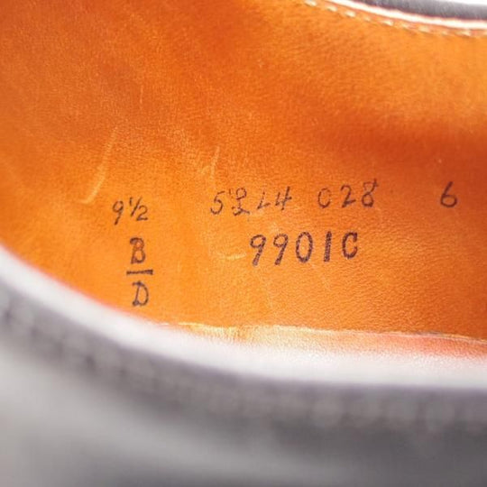 極上★オールデン 9.5D【同系モデル定価￥184,800-★コードバン仕様/9901C】バリーラスト/プレーントゥ/黒/メンズ/ALDEN★k587