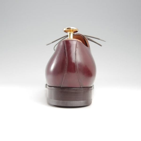 ほぼ試着程度★(伊)エンツォ・ボナフェ SIZE 8【ハンドソーンウェルテッド製法★パンチドキャップトゥ】赤茶/カーフ/Enzo Bonafe★k588