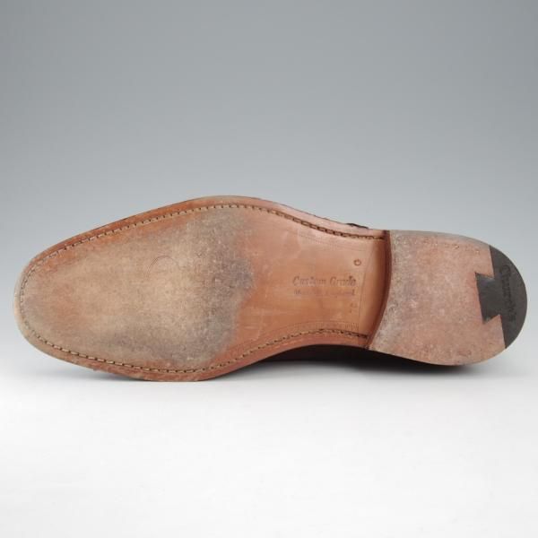 極美品★チャーチ 70G/UK7【現行定価￥192,500-★COWES/カウズ/173ラスト】ダブルモンク/スエード/濃茶/メンズ/Church's★k589