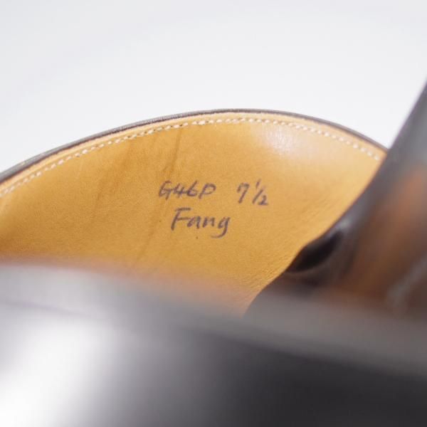 未使用★(浅草)ギルド・オブ・クラフツ(レディース) US7.5(25cm程度)【定価￥286,000-★Fang(琥珀)/純正シューツリー付】ヒール/黒★k592