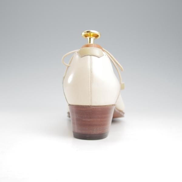 未使用★(HM)ギルド・オブ・クラフツ(レディース) US6(23.5cm程度)【税込上代￥154,000-★Jewel/ハンドソーンウェルテッド製法】白★k593