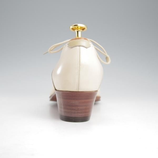 未使用★(HM)ギルド・オブ・クラフツ(レディース) US6(23.5cm程度)【税込上代￥154,000-★Jewel/ハンドソーンウェルテッド製法】白★k593
