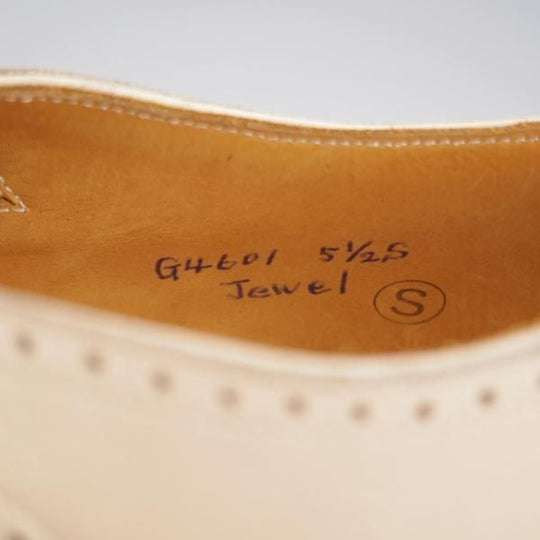 未使用★(HM)ギルド・オブ・クラフツ(レディース) US5.5(23cm程度)【税込上代￥154,000-★Jewel/ハンドソーンウェルテッド製法】白★k595