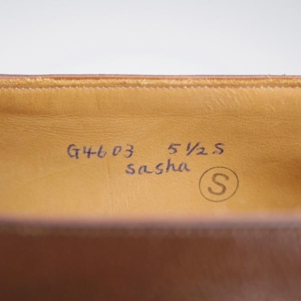 未使用★(HM)ギルド・オブ・クラフツ(レディース) US5.5(23cm程度)【税込上代￥154,000-★Sasha/ハンドソーンウェルテッド製法】濃茶★k596