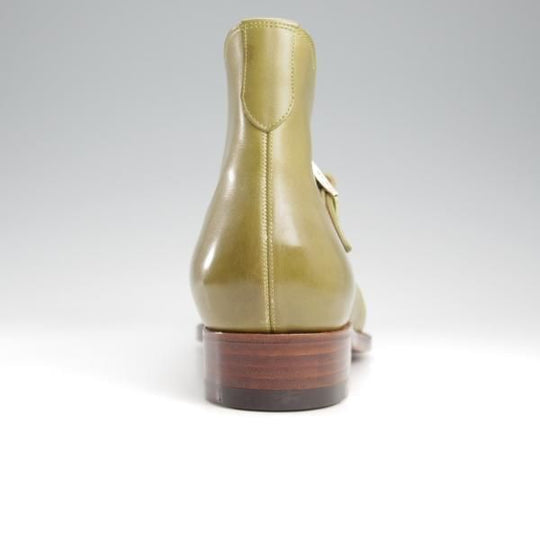 未使用★(HM)ギルド・オブ・クラフツ(レディース) US5.5(23cm程度)【税込上代￥242,000-★Patrice/ハンドソーンウェルテッド製法】緑★k597
