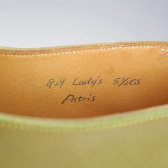 未使用★(HM)ギルド・オブ・クラフツ(レディース) US5.5(23cm程度)【税込上代￥242,000-★Patrice/ハンドソーンウェルテッド製法】緑★k597