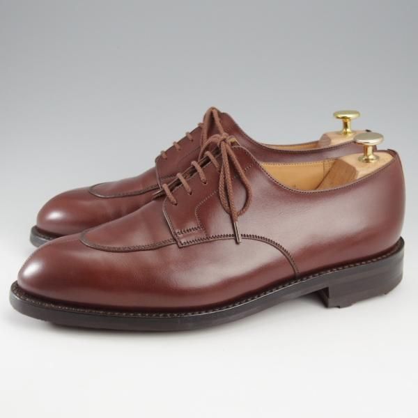 極美品★J.M.ウエストン 7.5E【現行定価￥159,500-★ハーフハント/598】Uチップ/25ラスト/カーフ/RED ETRUSCO/Weston/ウェストン★k604