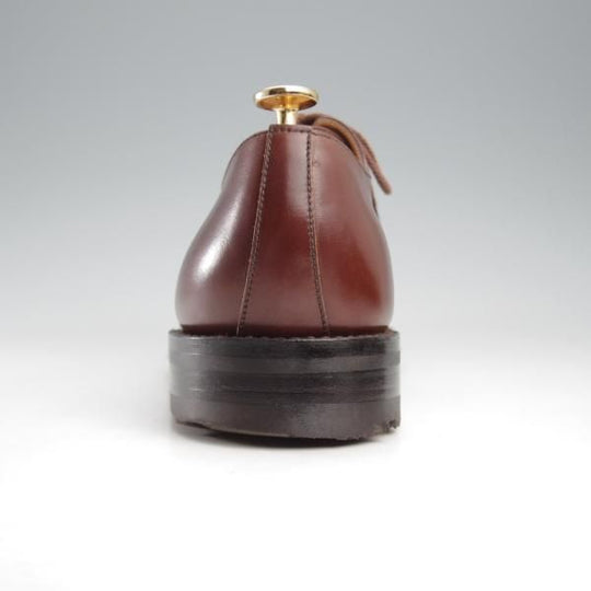極美品★J.M.ウエストン 7.5E【現行定価￥159,500-★ハーフハント/598】Uチップ/25ラスト/カーフ/RED ETRUSCO/Weston/ウェストン★k604