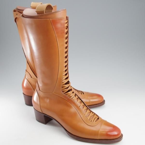 未使用★(HM)ギルド・オブ・クラフツ(レディース) US6(22.5cm程度)【税込上代￥253,000-★Certy Medium/純正ツリー付】ブーツ/茶★k605