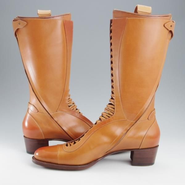 未使用★(HM)ギルド・オブ・クラフツ(レディース) US6(22.5cm程度)【税込上代￥253,000-★Certy Medium/純正ツリー付】ブーツ/茶★k605