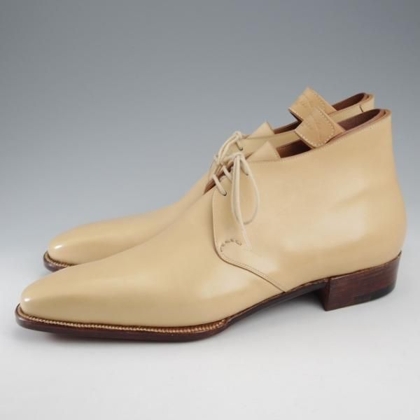 未使用★(浅草)ギルド・オブ・クラフツ US7C【税込上代30万円以上★フルハンドメイド/Burno/純正ツリー付】チャッカブーツ★k606