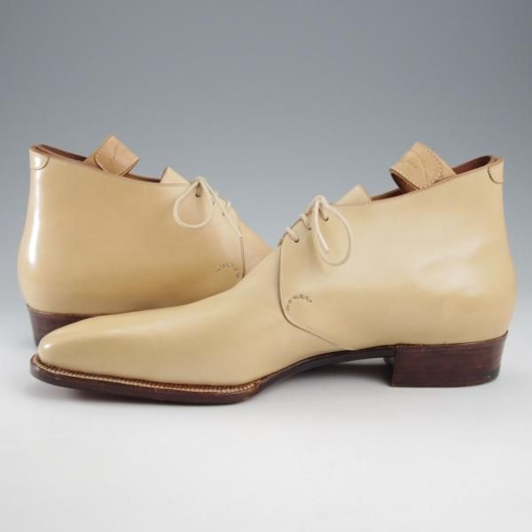 未使用★(浅草)ギルド・オブ・クラフツ US7C【税込上代30万円以上★フルハンドメイド/Burno/純正ツリー付】チャッカブーツ★k606