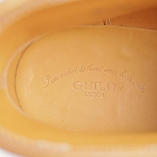 未使用★(浅草)ギルド・オブ・クラフツ US7C【税込上代30万円以上★フルハンドメイド/Burno/純正ツリー付】チャッカブーツ★k606