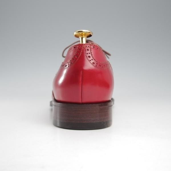 未使用★(HM)ギルド・オブ・クラフツ US7C程度【税込上代￥165,000-★Guinness/ハンドソーンウェルテッド製法】フルブローグ/赤★k608