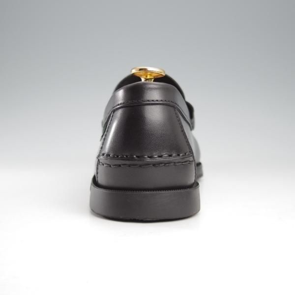 極美品★パラブーツ SIZE 7【定価￥35,200-★コインローファー/CORAUX/コロー】カーフ/黒/メンズ/Paraboot★k609