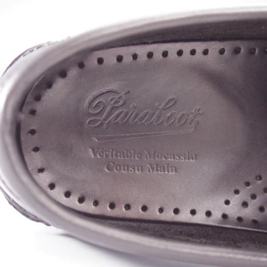 極美品★パラブーツ SIZE 7【定価￥35,200-★コインローファー/CORAUX/コロー】カーフ/黒/メンズ/Paraboot★k609