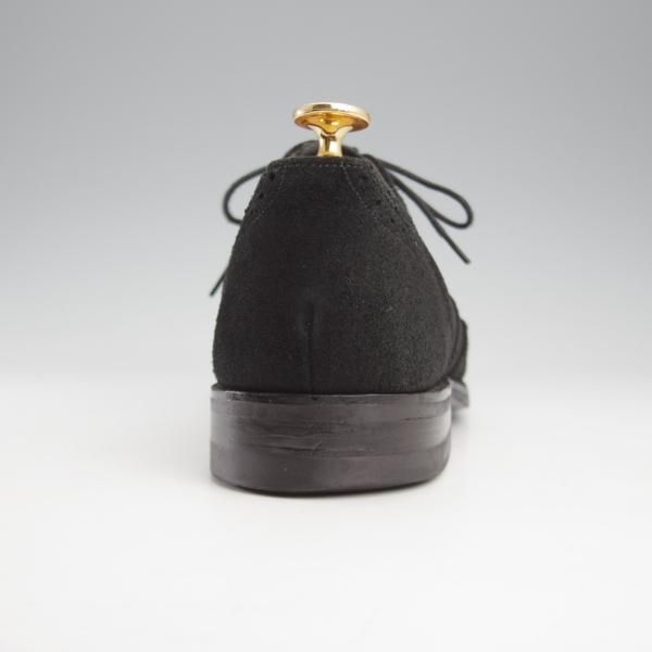 ★ロイドフットウェア 7E【定価￥47,300-★ダイナイトソール仕様/(英)BARKER製】Vシリーズ/フルブローグ/スエード/黒/Lloyd Footwear★k610