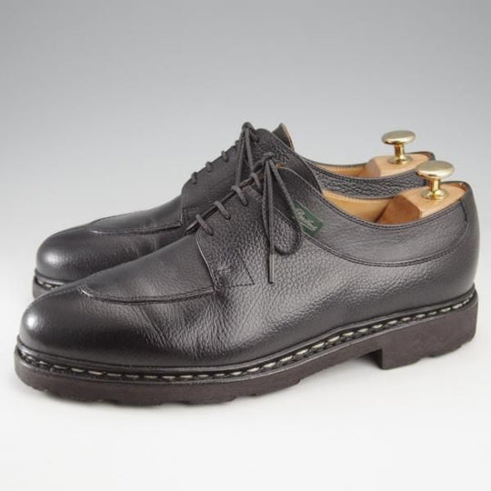 極美品★パラブーツ SIZE 6【定価￥94,600-★アヴィニョン/AVIGNON】グリフソール/グレインレザー/Uチップ/NOIR/黒/Paraboot★k612