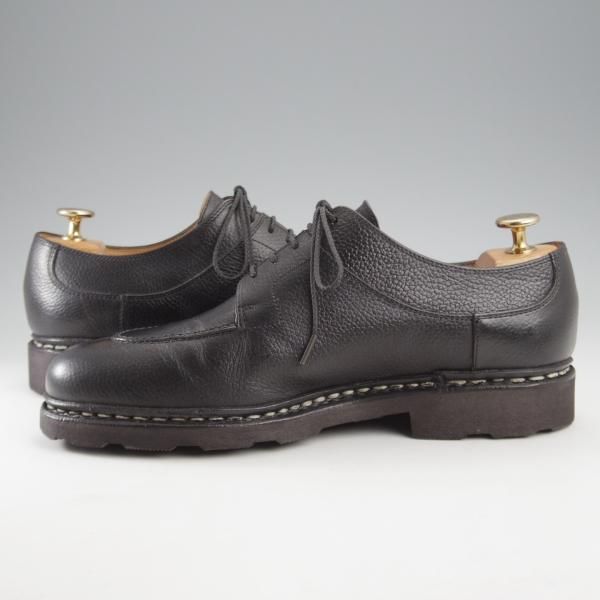 極美品★パラブーツ SIZE 6【定価￥94,600-★アヴィニョン/AVIGNON】グリフソール/グレインレザー/Uチップ/NOIR/黒/Paraboot★k612