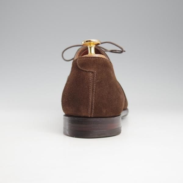 美品★クロケット&ジョーンズ 9D【定価￥132,000-★AUDLEY/オードリー】ハンドグレードライン/スエード/濃茶/Crockett&Jones★k615