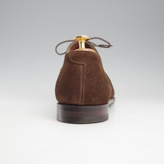 美品★クロケット&ジョーンズ 9D【定価￥132,000-★AUDLEY/オードリー】ハンドグレードライン/スエード/濃茶/Crockett&Jones★k615