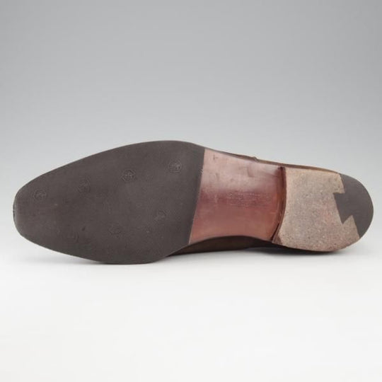 美品★クロケット&ジョーンズ 9D【定価￥132,000-★AUDLEY/オードリー】ハンドグレードライン/スエード/濃茶/Crockett&Jones★k615