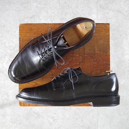 ★(米)アレンエドモンズ 7D【定価￥85,800-★Leeds/プレーントゥ】カーフ/黒/メンズ/ALLEN EDMONDS★k618