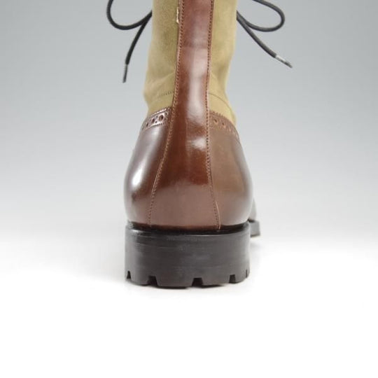 美品★カルミナ SIZE 7【オーダー価格11万円程度★茶系コードバン使用(アルマニャック色)/純正ツリー付】80450/ブーツ/CARMINA★k619