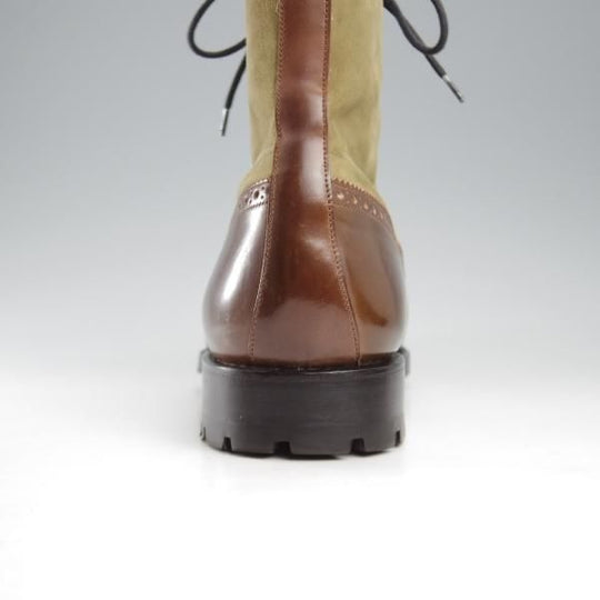 美品★カルミナ SIZE 7【オーダー価格11万円程度★茶系コードバン使用(アルマニャック色)/純正ツリー付】80450/ブーツ/CARMINA★k619