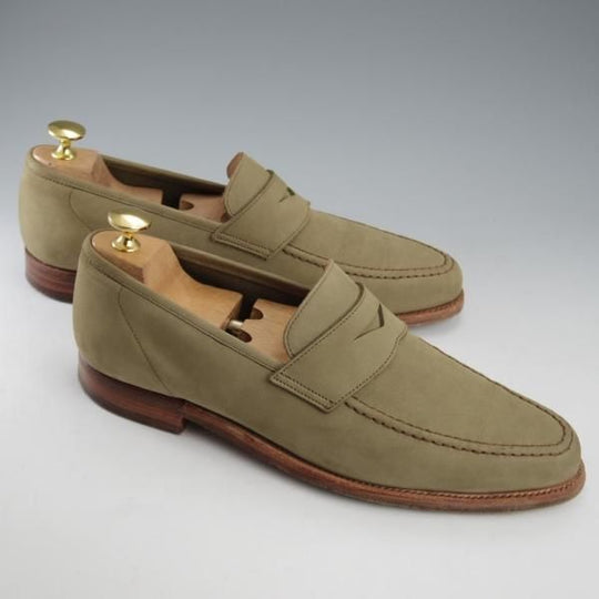 極上★クロケット&ジョーンズ 7E【モデル定価￥107,800-★バーニーズNY別注/SELHURST】366ラスト/コインローファー/Crockett&Jones★k620