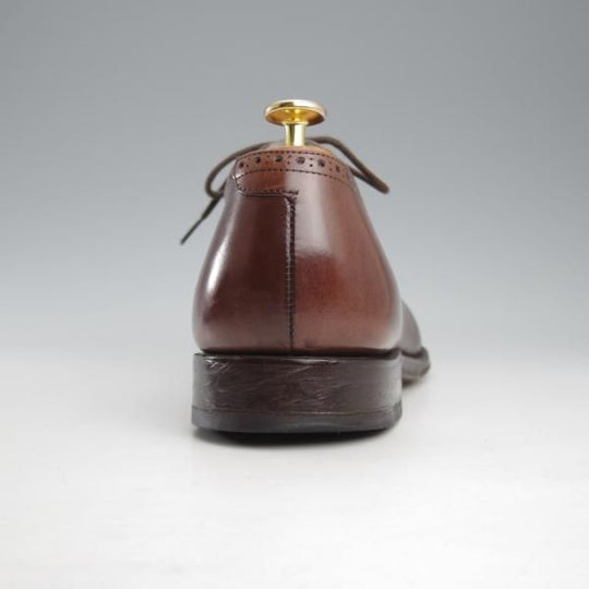 ★チャーチ 85F/UK8.5【定価￥170,500-★セミブローグ/TRONTO】136ラスト/カーフ/濃茶/メンズ/Church's★k621