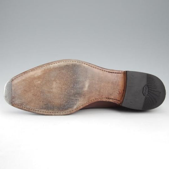 ★チャーチ 85F/UK8.5【定価￥170,500-★セミブローグ/TRONTO】136ラスト/カーフ/濃茶/メンズ/Church's★k621