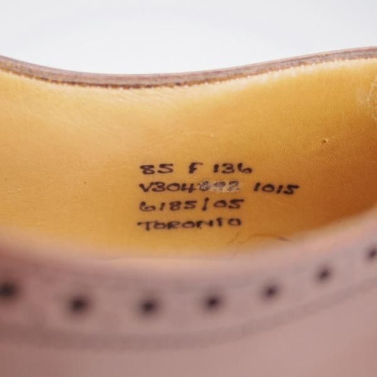 ★チャーチ 85F/UK8.5【定価￥170,500-★セミブローグ/TRONTO】136ラスト/カーフ/濃茶/メンズ/Church's★k621