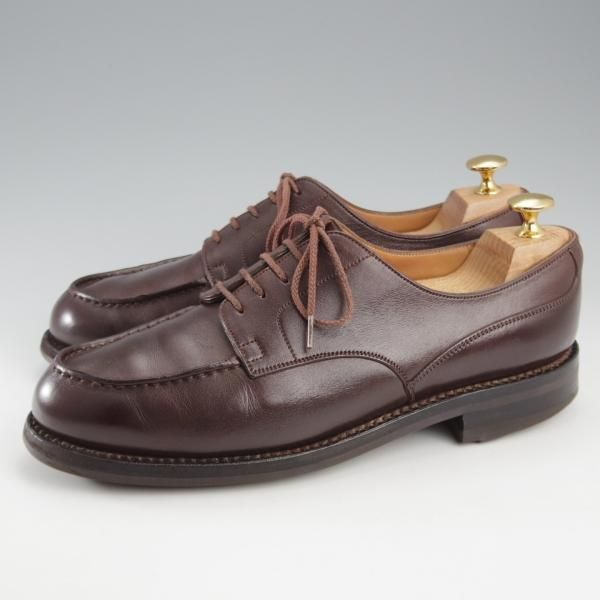 ★J.M.ウエストン 6.5D【現行定価￥154,000-★ノヴォカーフ仕様/ゴルフ/GOLF】641/31ラスト/Uチップ/濃茶/Weston/ウェストン★k622