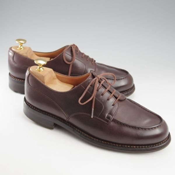 ★J.M.ウエストン 6.5D【現行定価￥154,000-★ノヴォカーフ仕様/ゴルフ/GOLF】641/31ラスト/Uチップ/濃茶/Weston/ウェストン★k622
