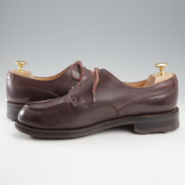 ★J.M.ウエストン 6.5D【現行定価￥154,000-★ノヴォカーフ仕様/ゴルフ/GOLF】641/31ラスト/Uチップ/濃茶/Weston/ウェストン★k622